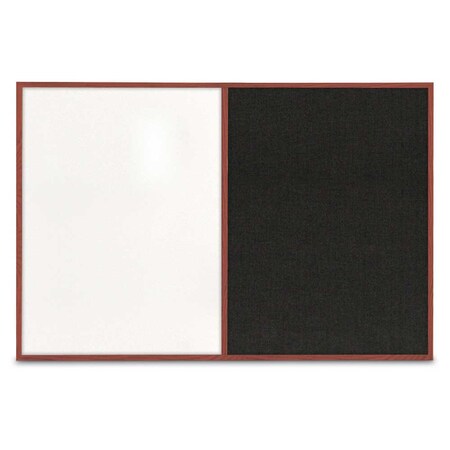 United Visual Products Slim Style Indoor Enclosed Radius Corkbo UVRDS42SB-SATIN-APRICOT